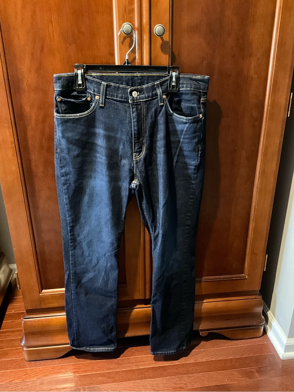 Levi’s 511 Men's Dark Blue Straight-Leg Jeans 36x30
